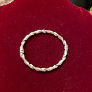 Twisted 925 Silver Bracelet